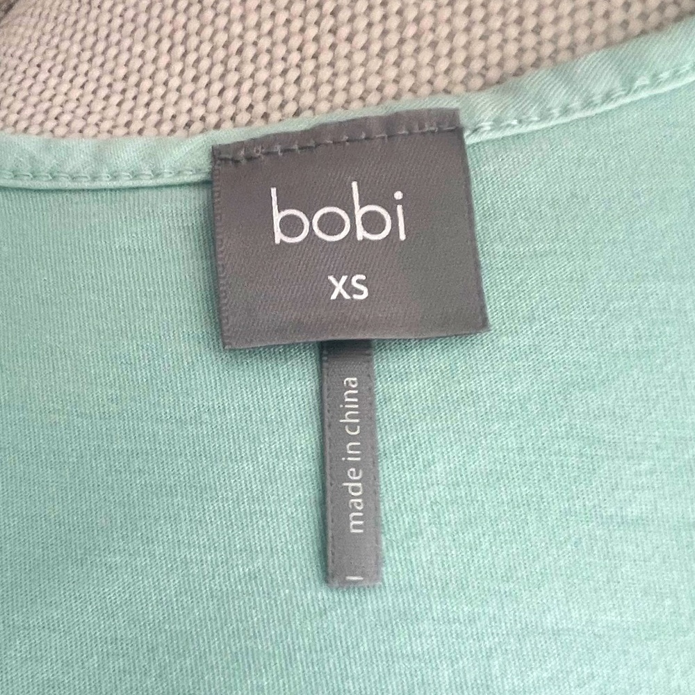 bobi Tiffany Blue Sea-foam Sleeveless Mini Dress - Picture 2 of 6